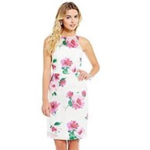 White floral dress - NWT